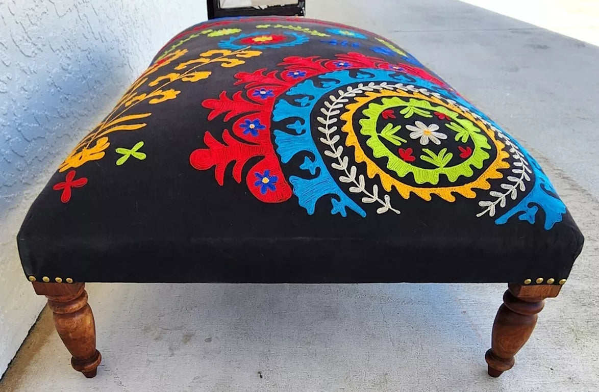 Ottoman Table Hand Embroidered