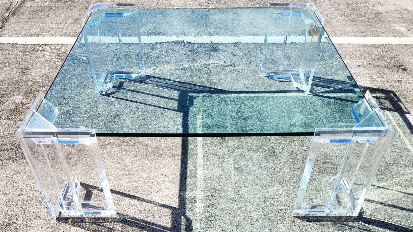 MCM Lucite Cocktail Table 1970s