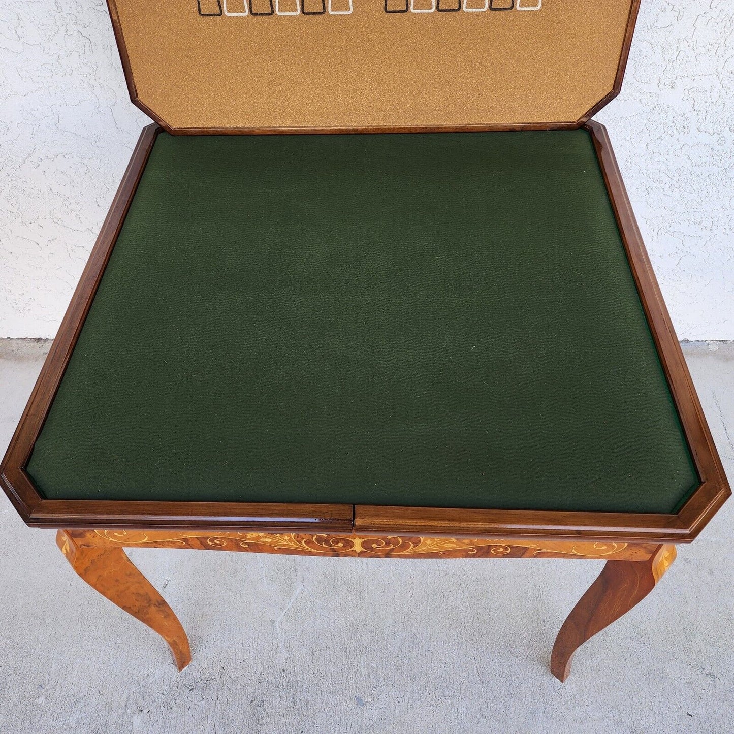 Notturno Intariso Casino Game Table Chairs Italian