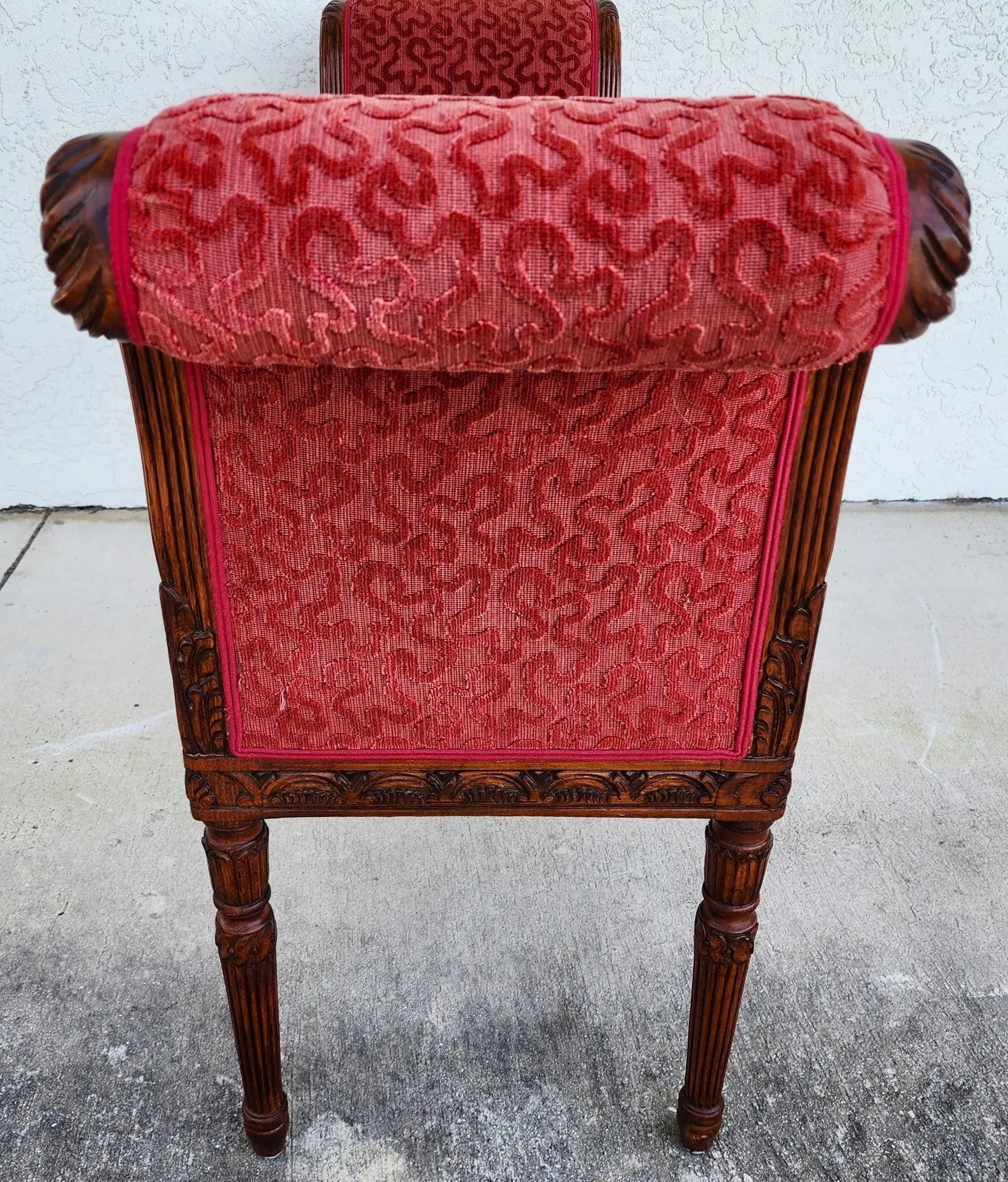 Edward Ferrell Neoclassical Revival Style Bench