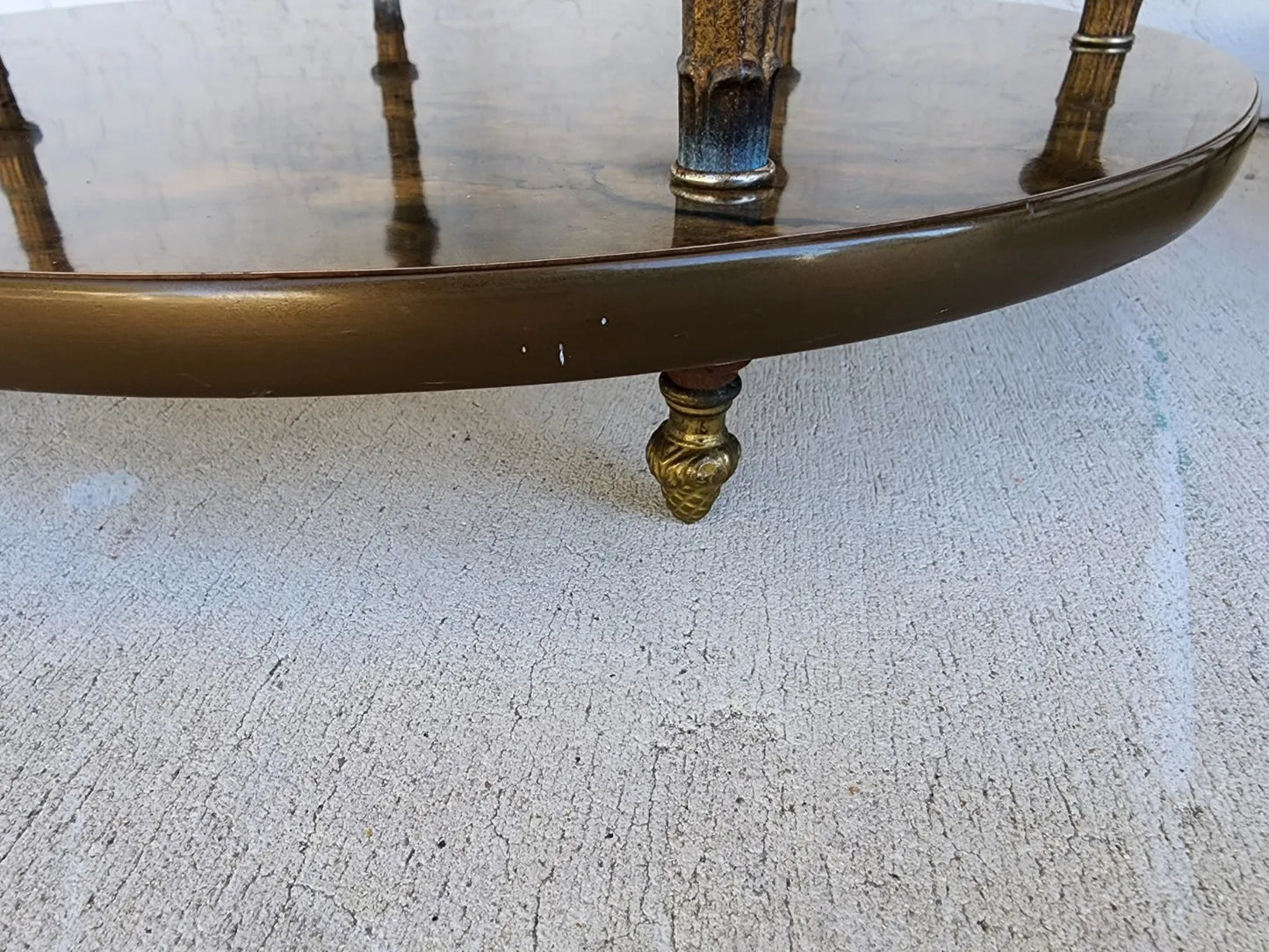 Vintage Italian Side Tables Carrera Marble
