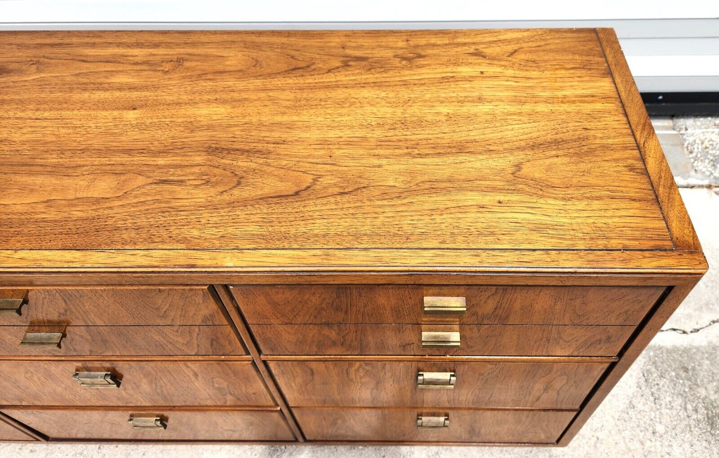 1970's DREXEL CONSENSUS Dresser Campaign Style Mid Century Modern
