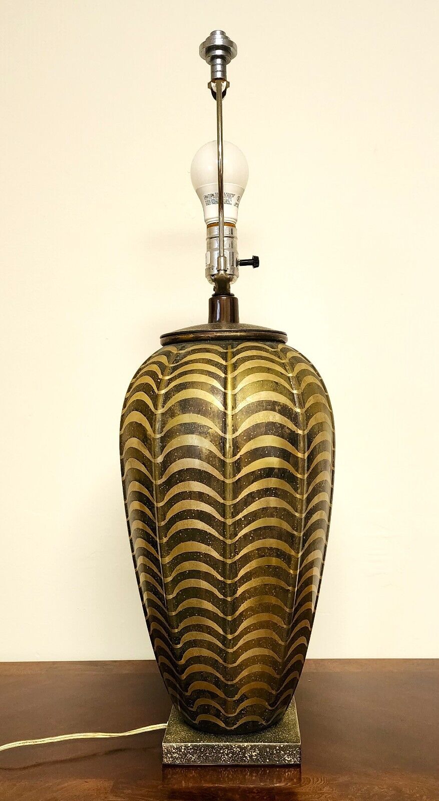 JAY SPECTRE DINANDERIE TABLE LAMP 1980s