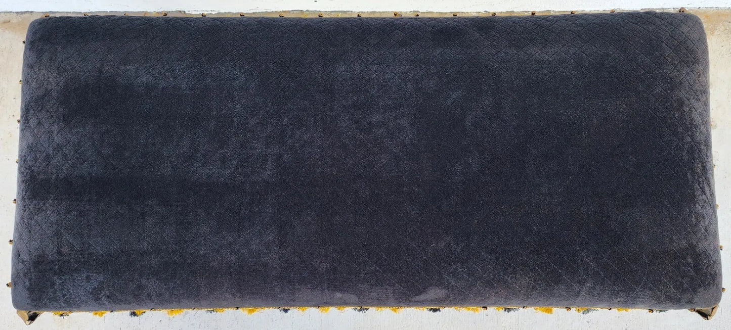 French Louis XV Wrought Iron Ormolu Bench