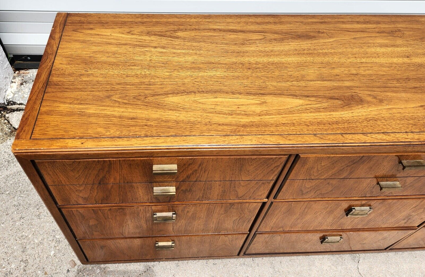 1970's DREXEL CONSENSUS Dresser Campaign Style Mid Century Modern