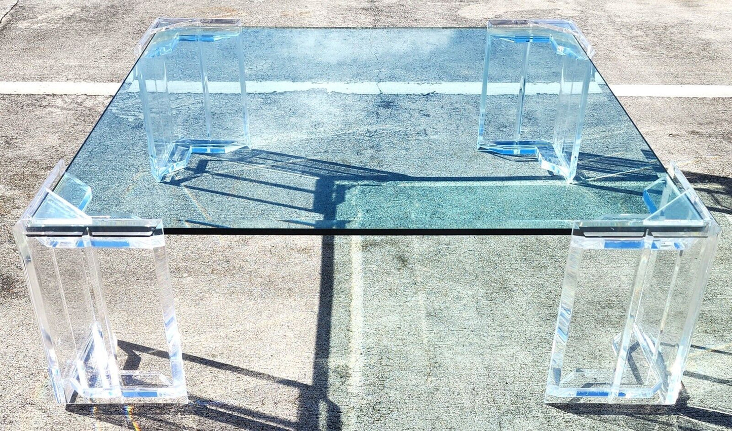 MCM Lucite Cocktail Table 1970s
