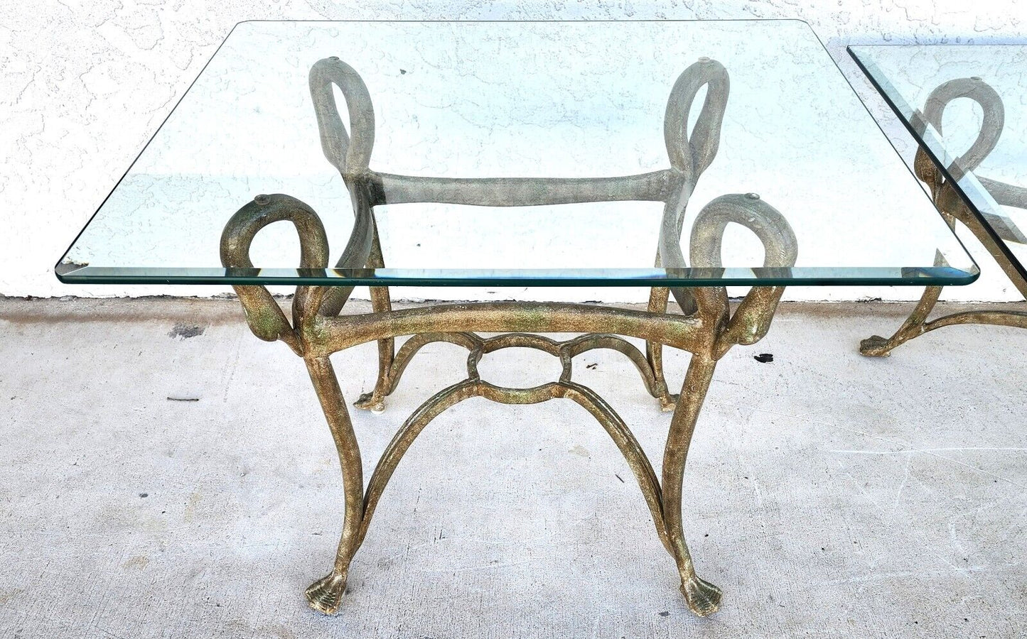 Maison Jansen Style Swan Tables Set of 2