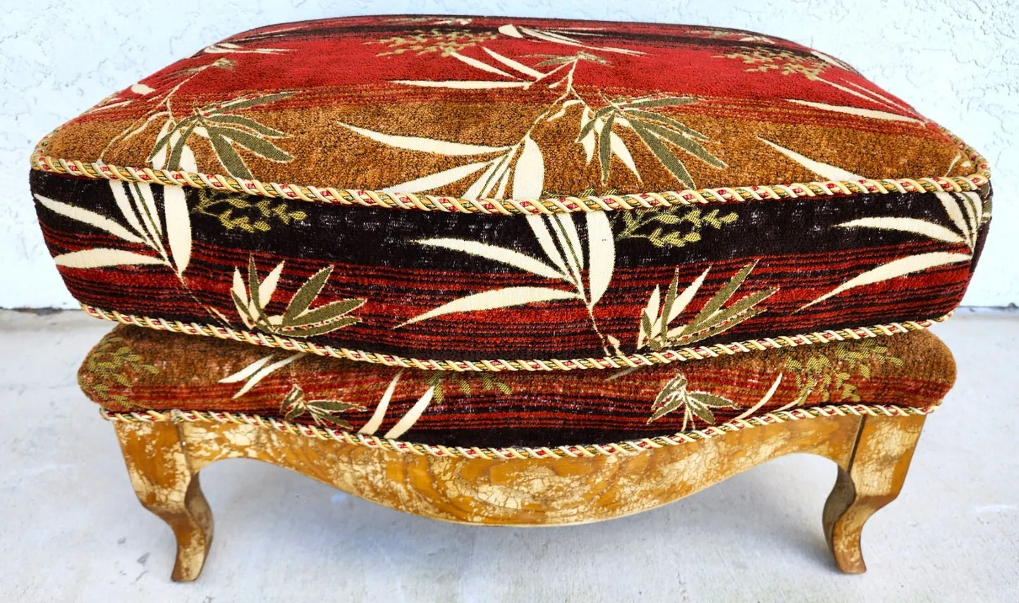 Tropical Ottoman Palm Beach by SWAIM