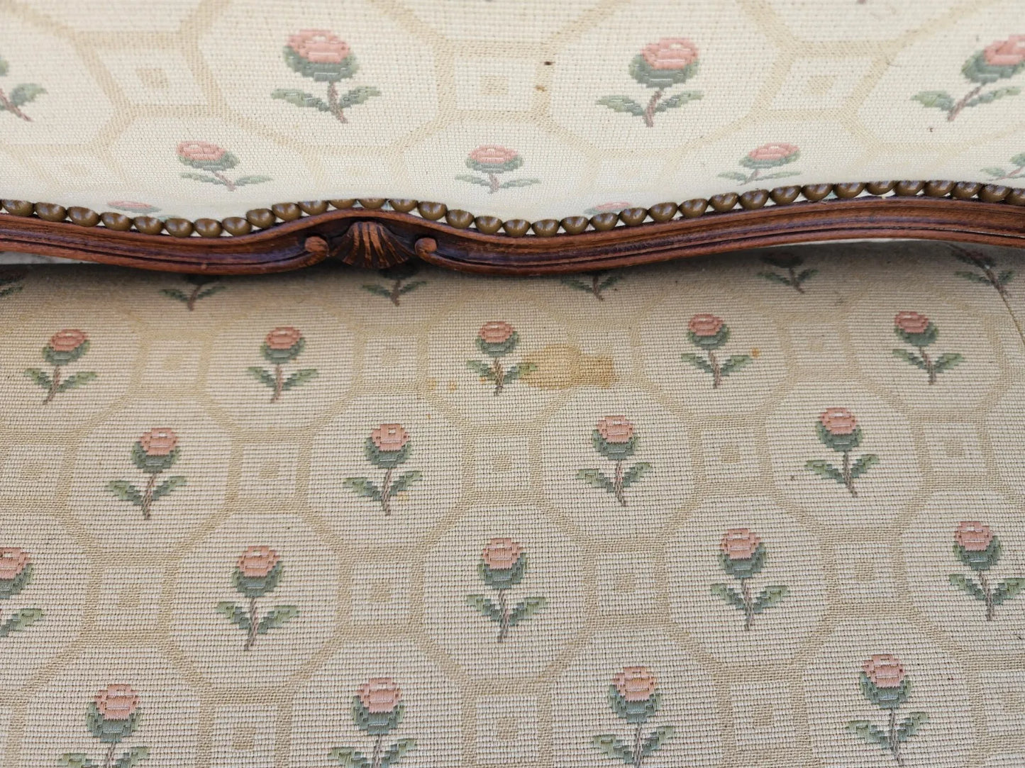 Antique Canape Bench Louis XV Style