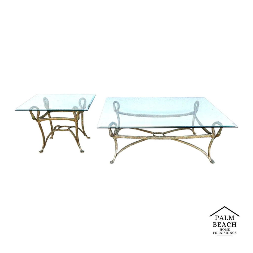 Maison Jansen Style Swan Tables Set of 2