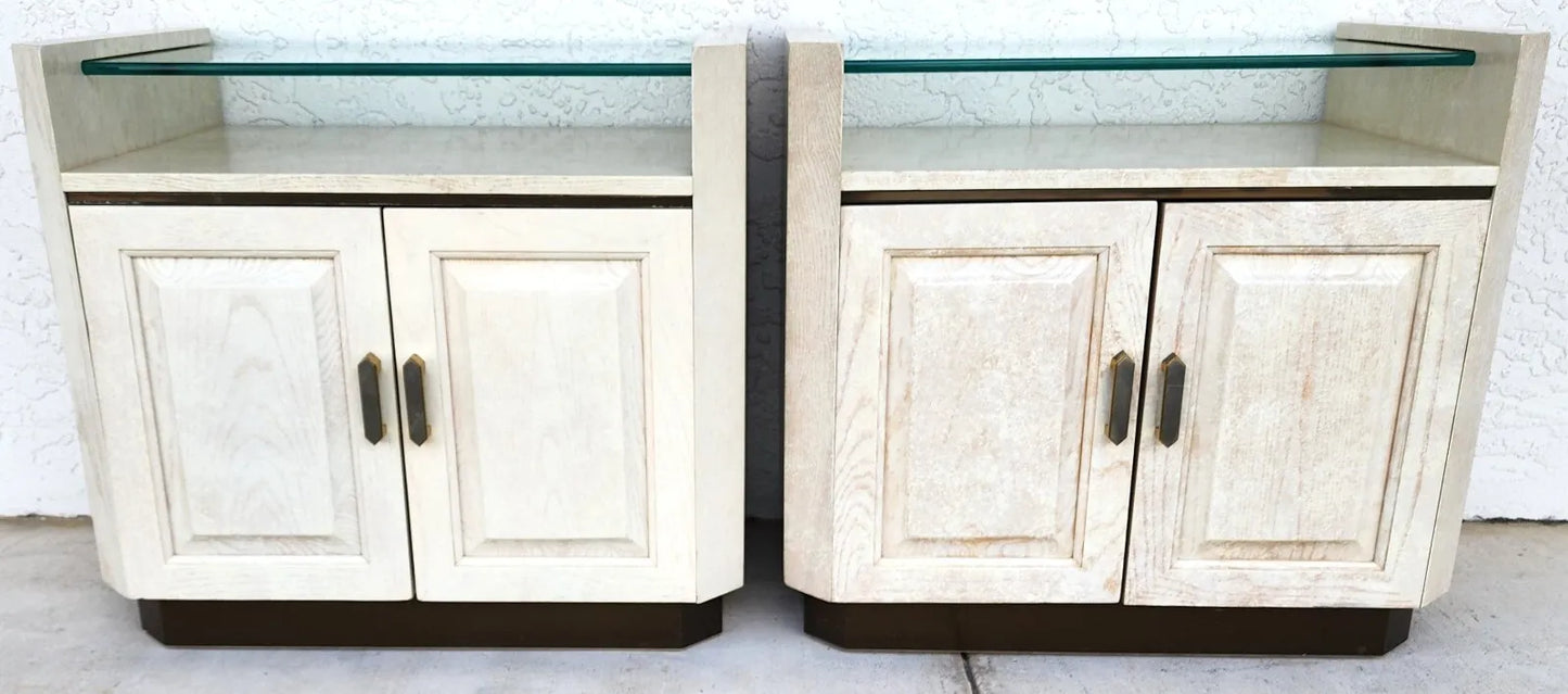 Henredon Charisma Nightstands Side Tables Picklewood Pair