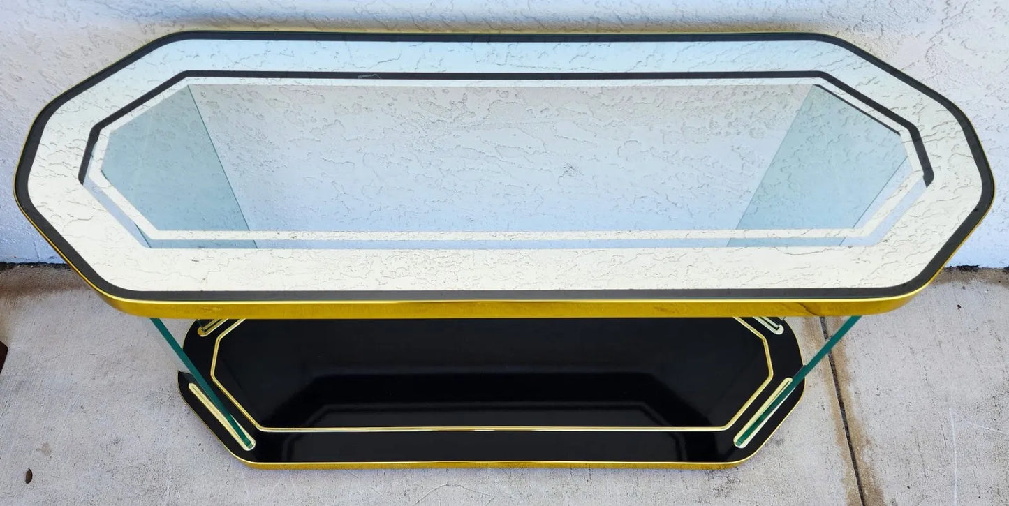 Vintage Console Dry Bar Rolling