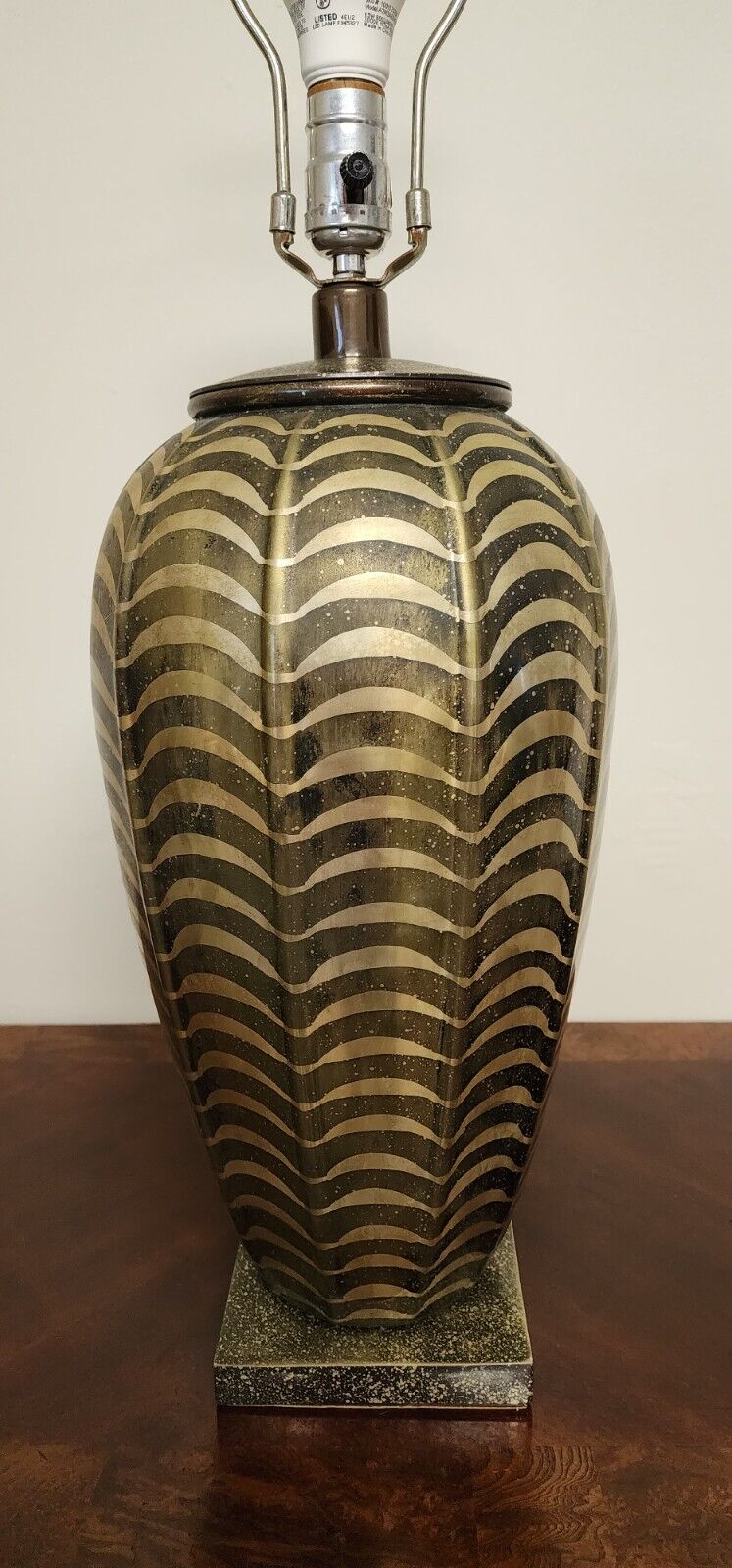 JAY SPECTRE DINANDERIE TABLE LAMP 1980s