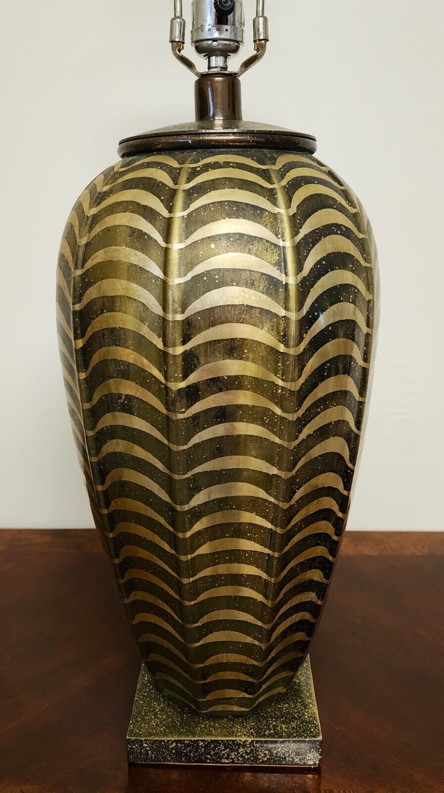 JAY SPECTRE DINANDERIE TABLE LAMP 1980s