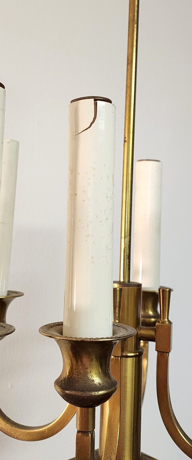 Italian Neoclassical Table Lamps Candelabra Vintage Large