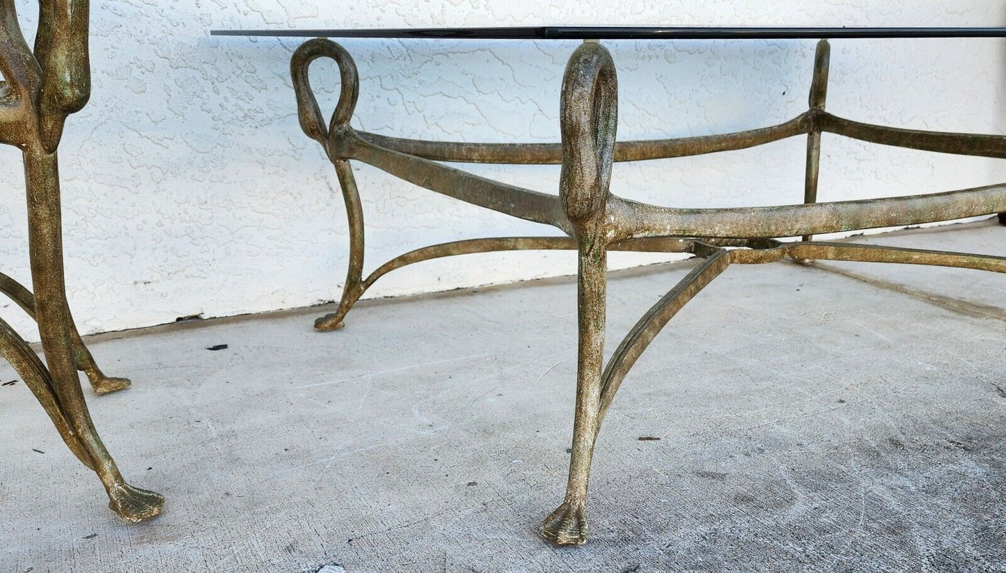 Maison Jansen Style Swan Tables Set of 2