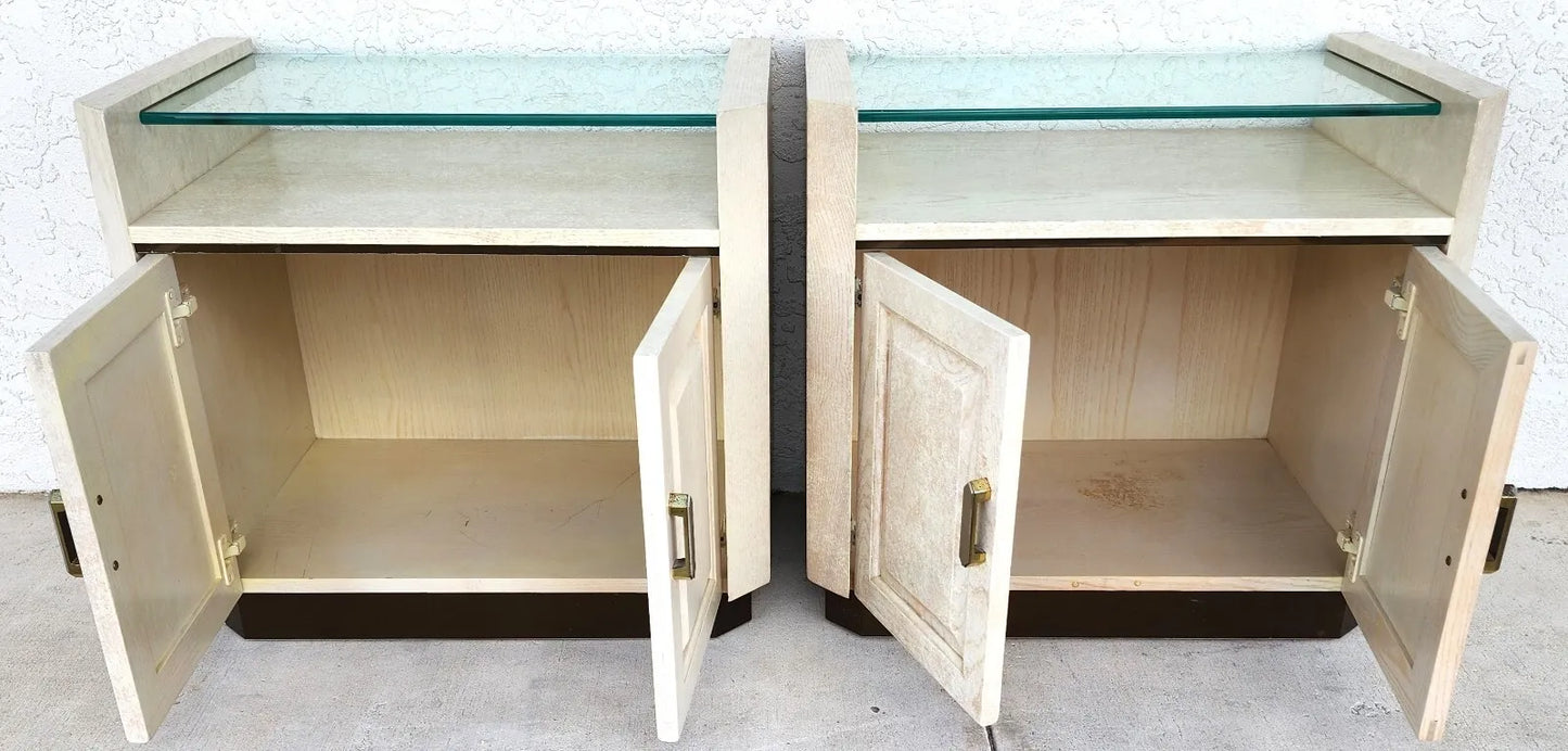 Henredon Charisma Nightstands Side Tables Picklewood Pair