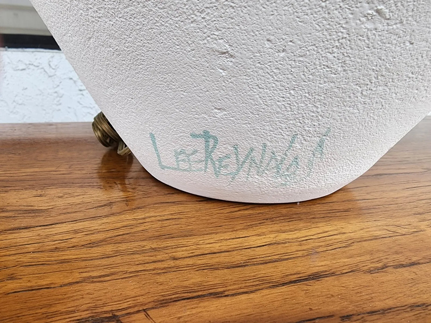 Vintage Table Lamp Signed LEE REYNOLDS