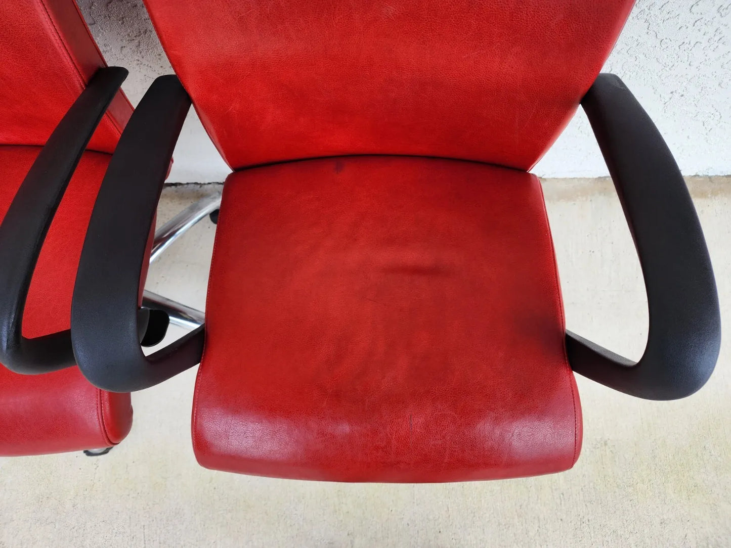 Office Conference Chairs Leather by CABOT WRENN Set of 4
