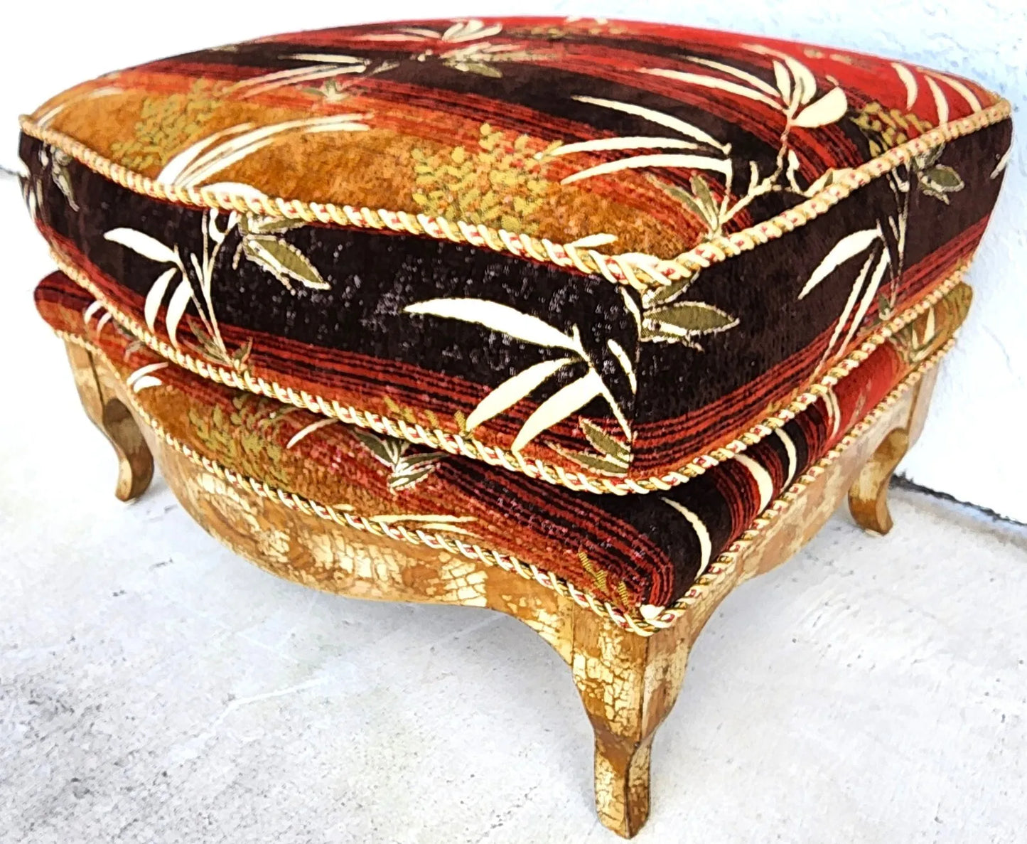 Tropical Ottoman Palm Beach by SWAIM