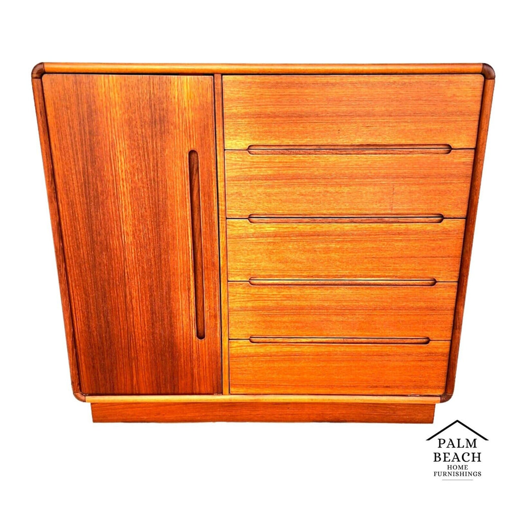 MCM Teak Dresser Highboy by Sun Cabinet Co