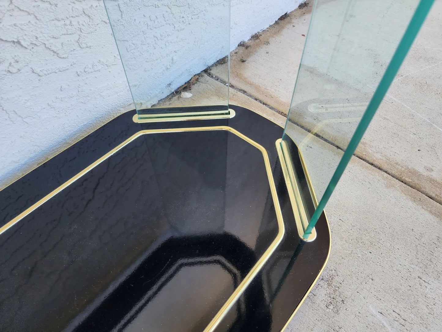 Vintage Console Dry Bar Rolling