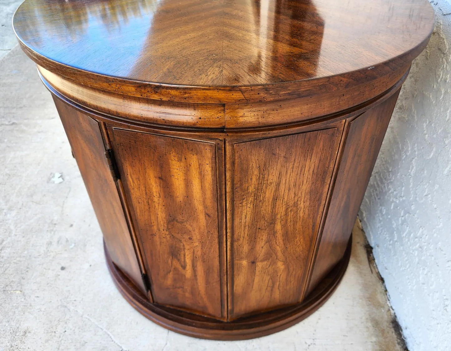 Drum Side Center Table Vintage by WEIMAN