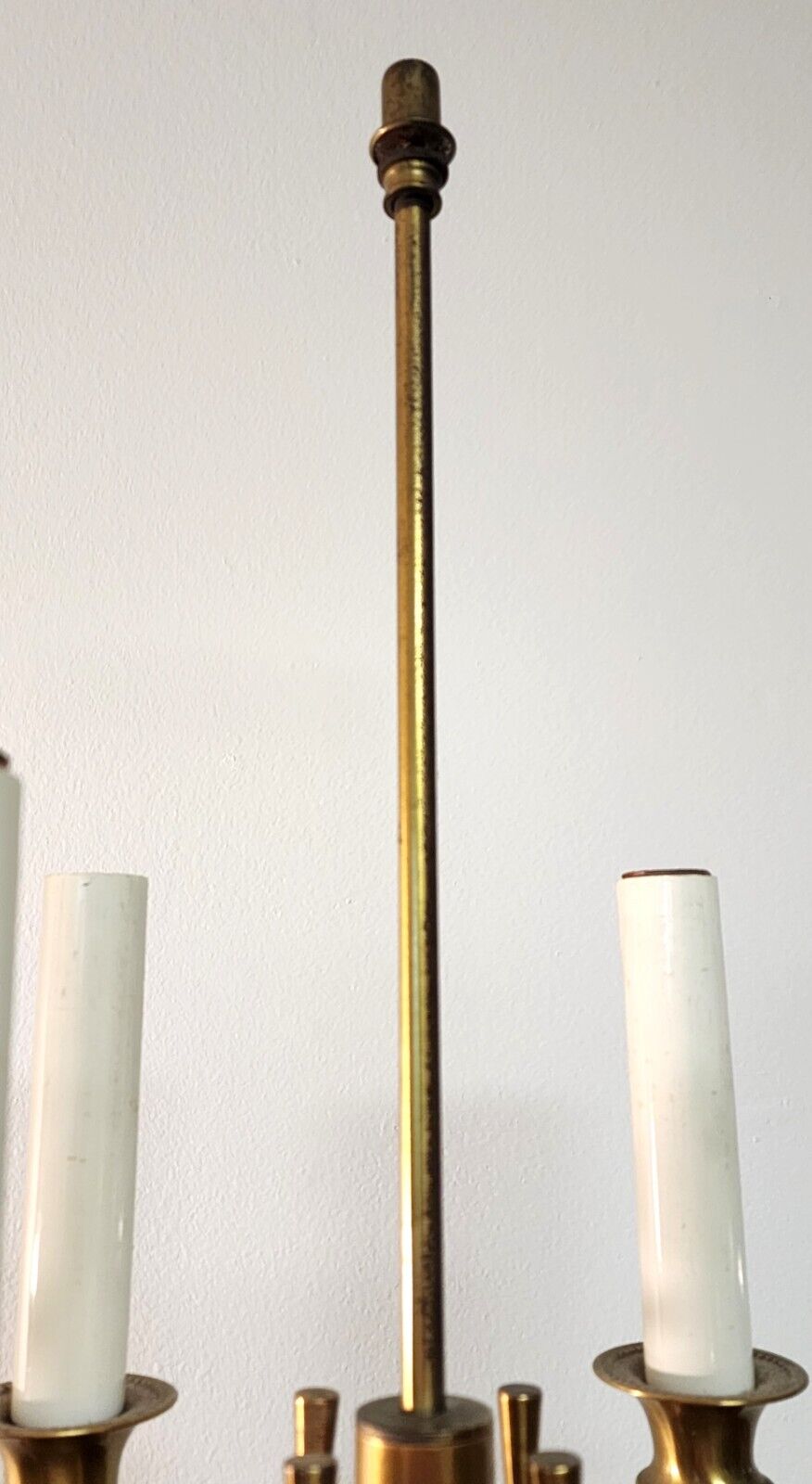 Italian Neoclassical Table Lamps Candelabra Vintage Large