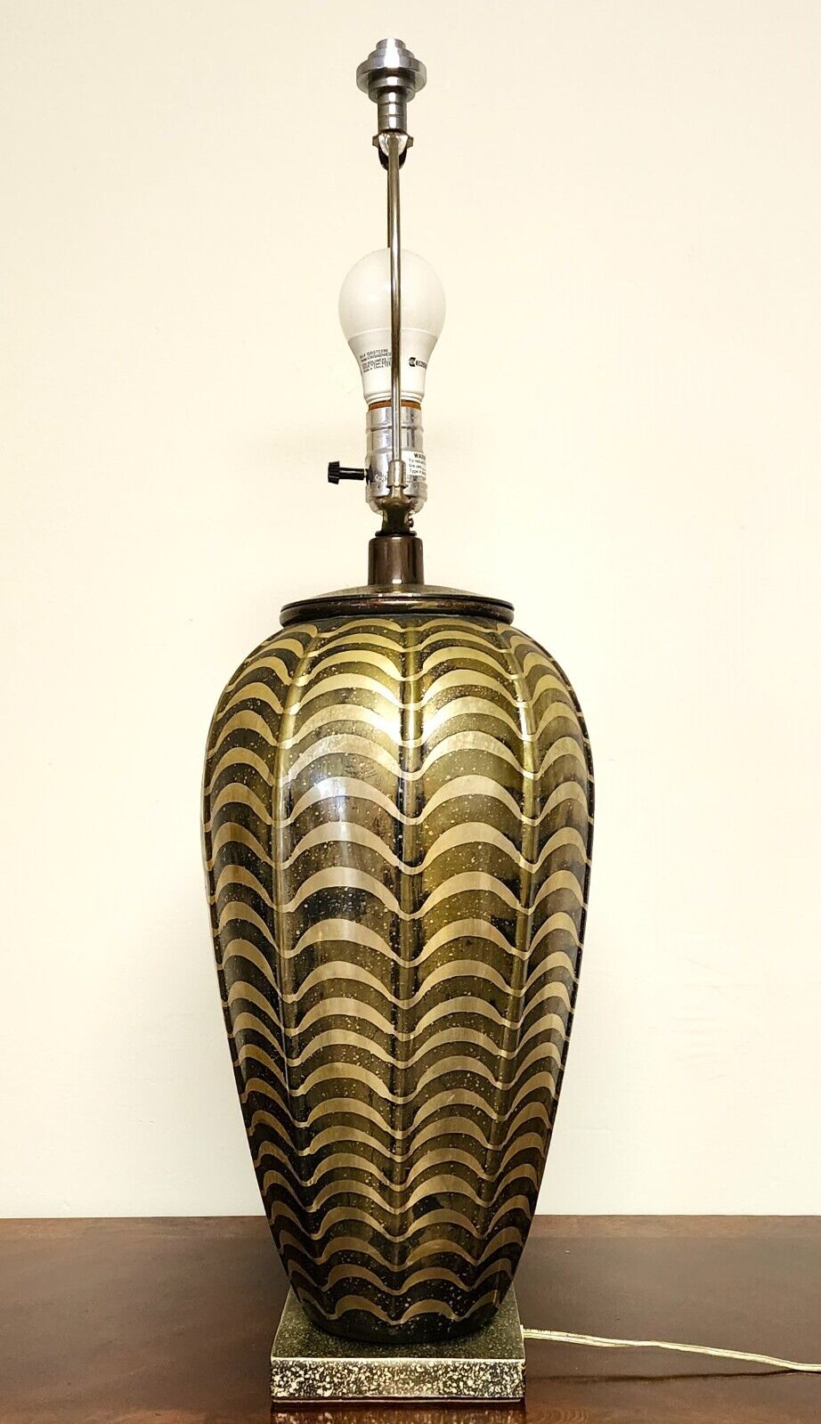 JAY SPECTRE DINANDERIE TABLE LAMP 1980s