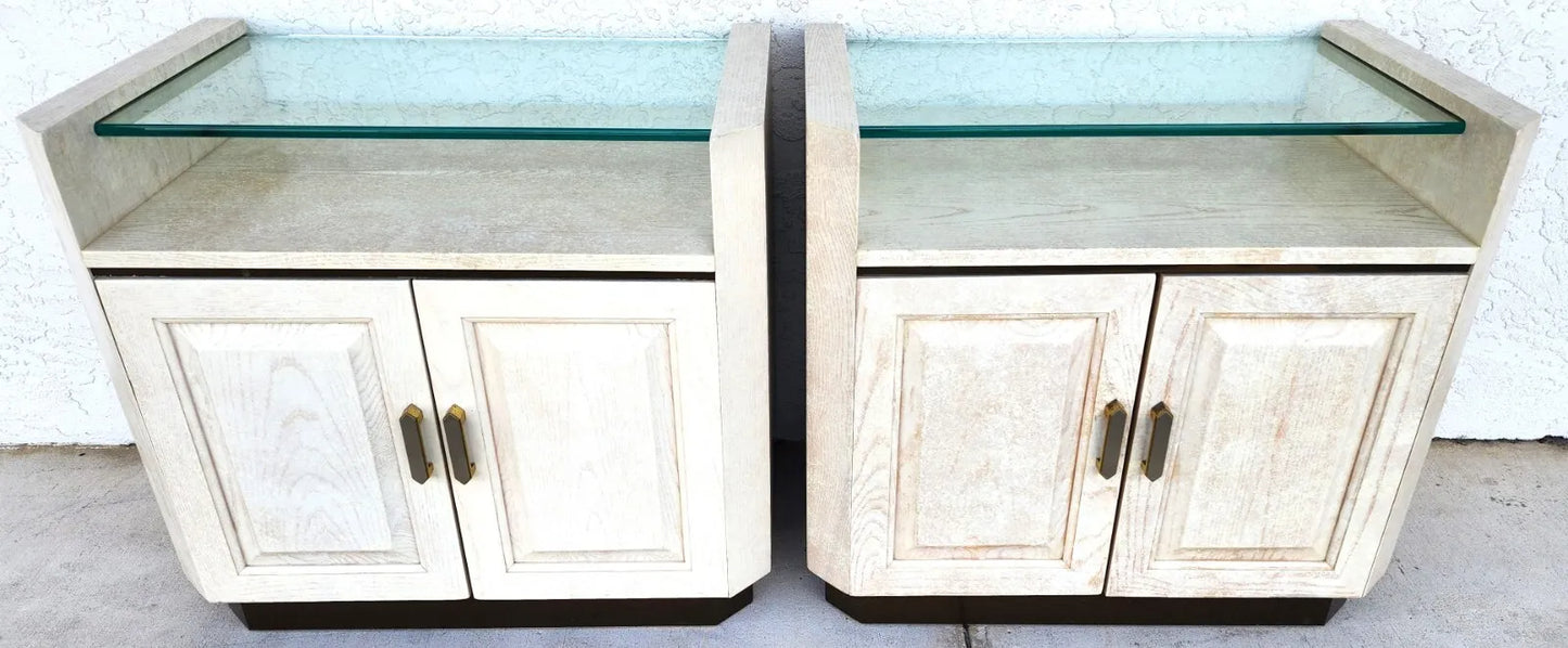 Henredon Charisma Nightstands Side Tables Picklewood Pair