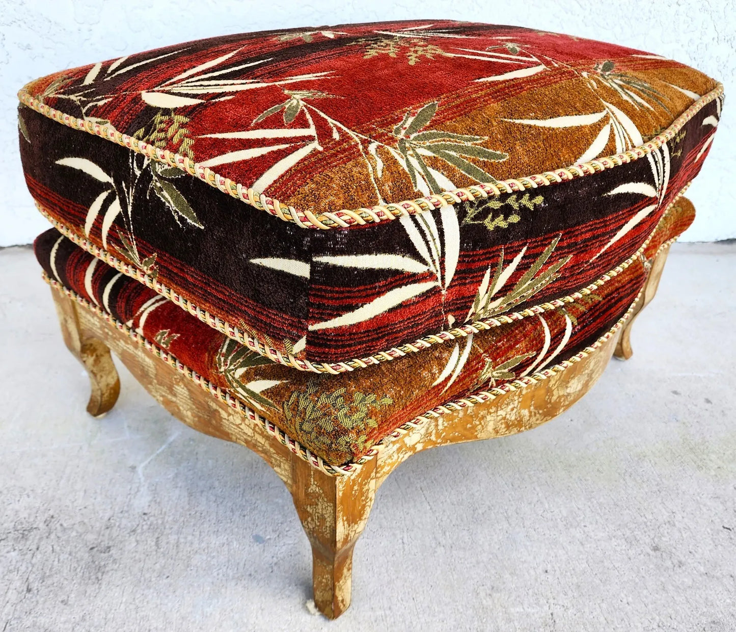 Tropical Ottoman Palm Beach by SWAIM