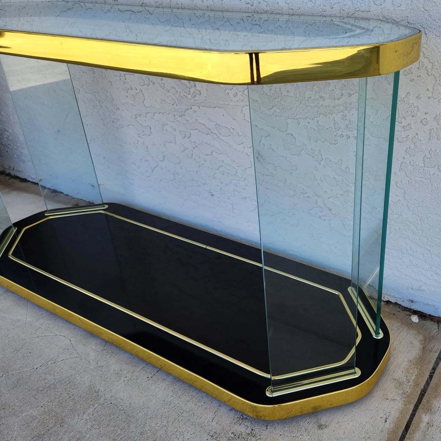 Vintage Console Dry Bar Rolling