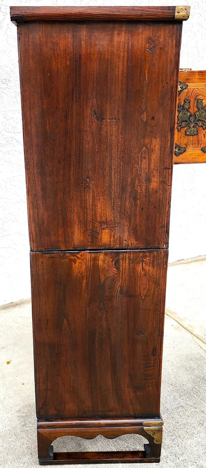 Antique Korean Bandaji Nong Tansu Scholars Wedding Cabinet