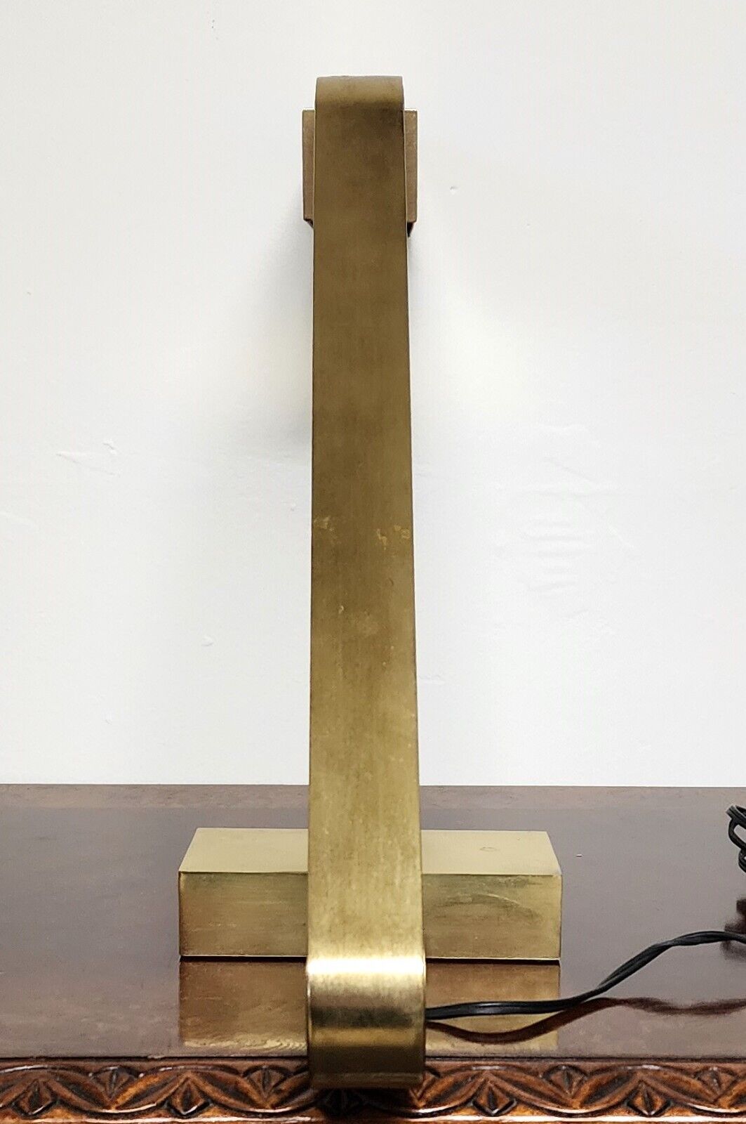 Casella Brass Flat Bar Desk Lamp Rare 1970s