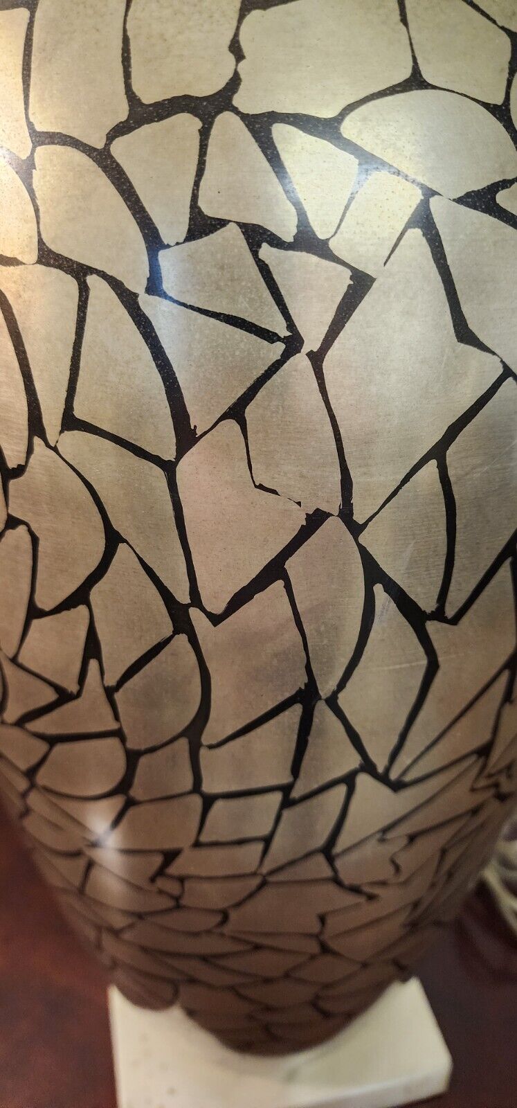 JAY SPECTRE DINANDERIE TABLE LAMP 1980s