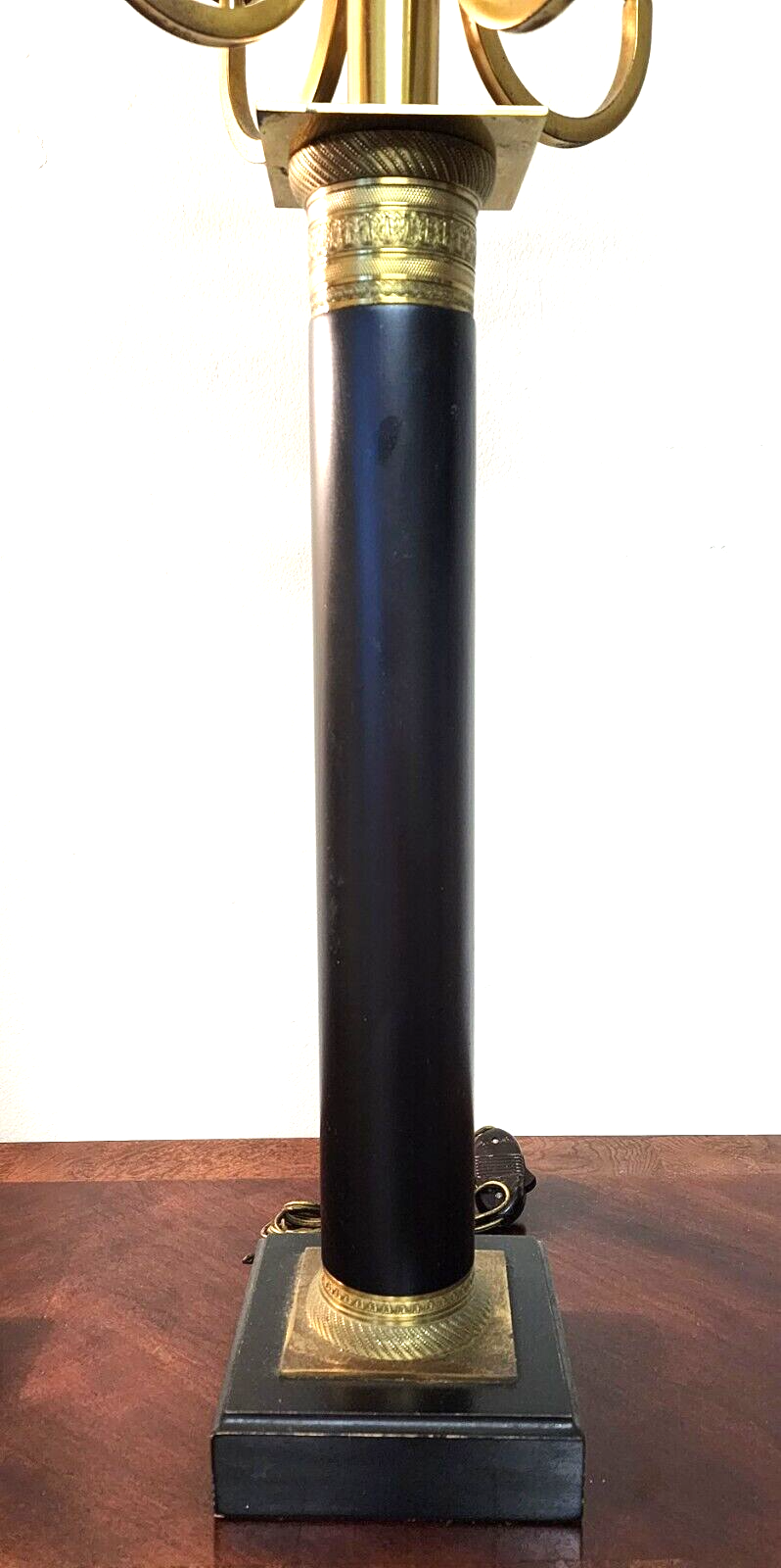 Italian Neoclassical Table Lamps Candelabra Vintage Large