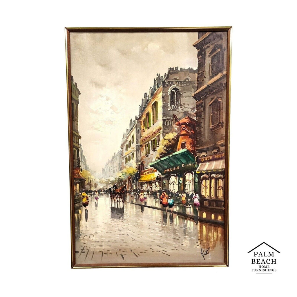 Authentic Antonio DeVity Paris Oil Painting