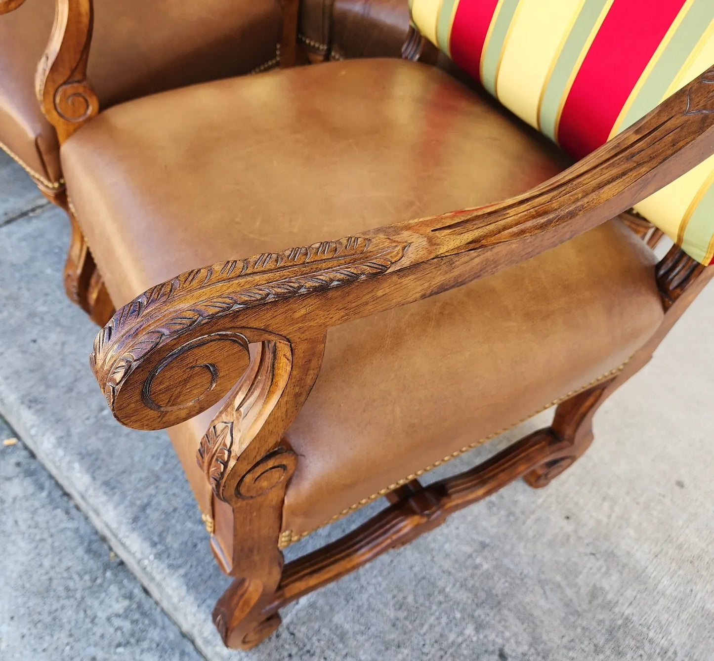 (10) Louis XIII Os de Mouton Dining Chairs By CENTURY FURNITURE