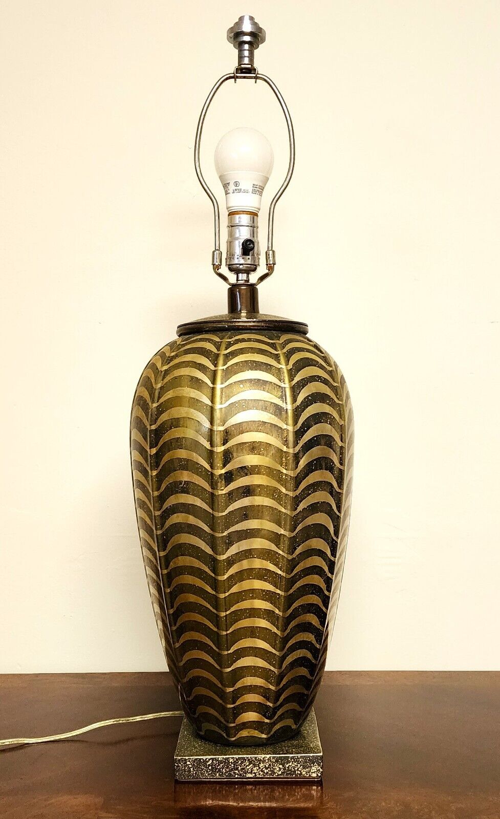 JAY SPECTRE DINANDERIE TABLE LAMP 1980s