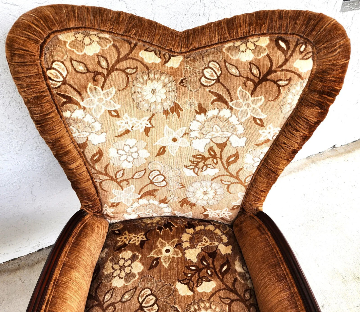 GROSFELD HOUSE Armchairs Walnut Nude Carvings Bergere