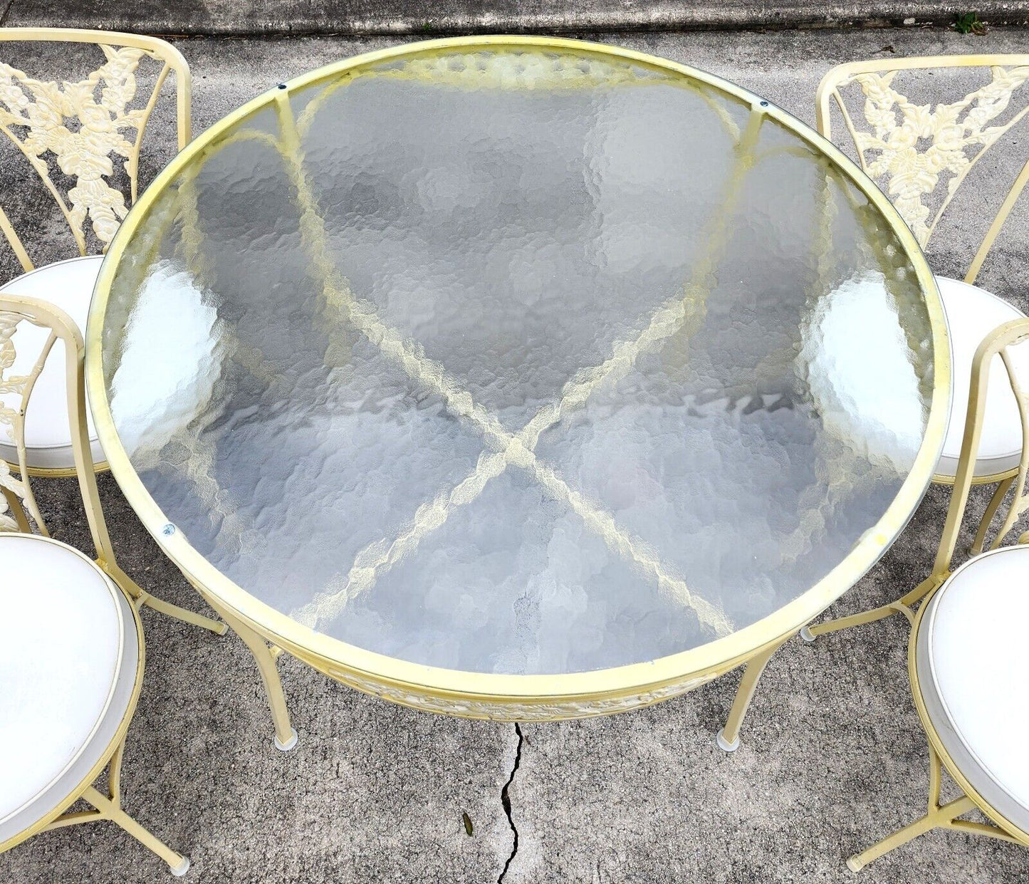 Vintage Outdoor Dining Set Woodard Style
