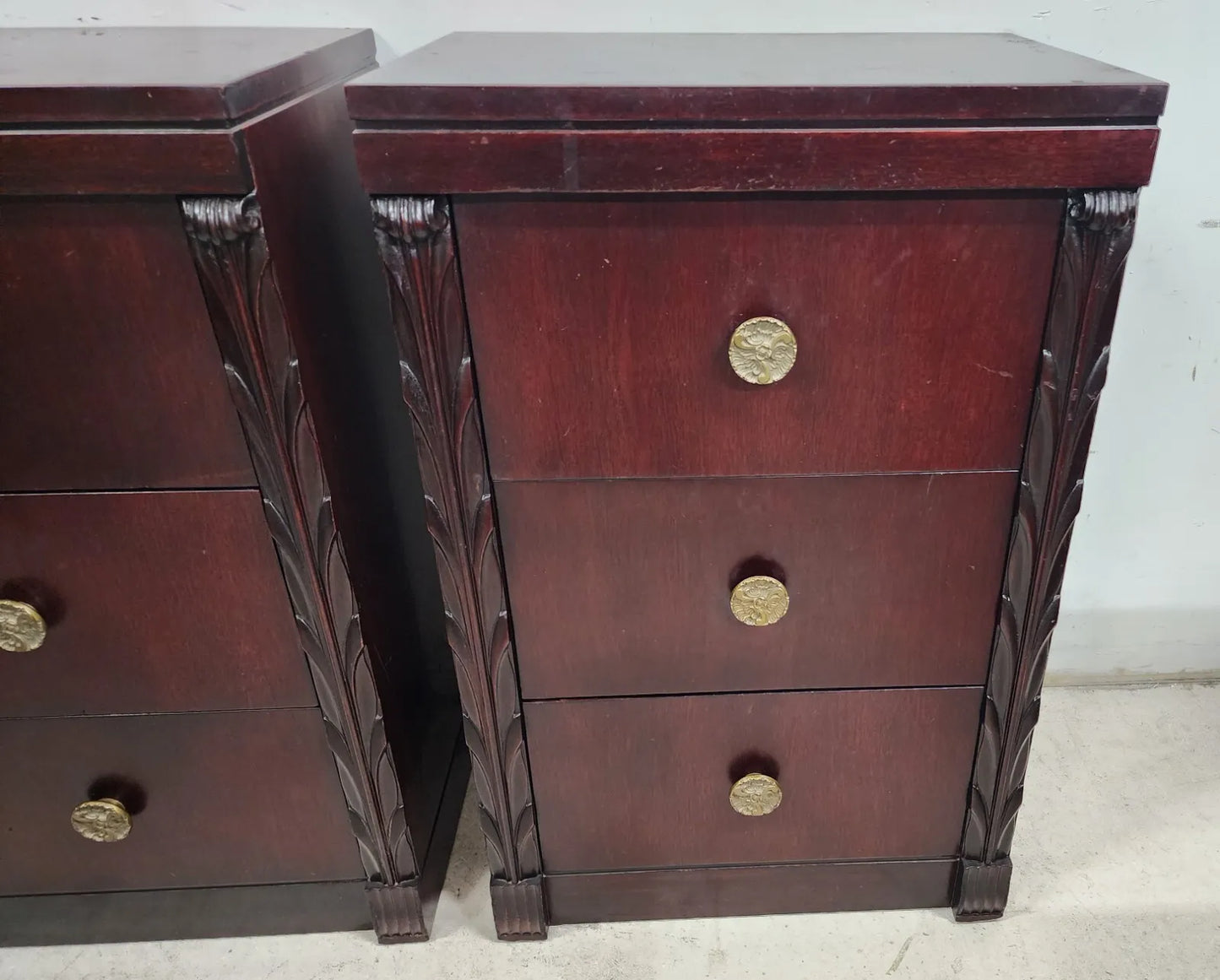 Midcentury Nightstands Side Tables in Rosewood by John Stuart