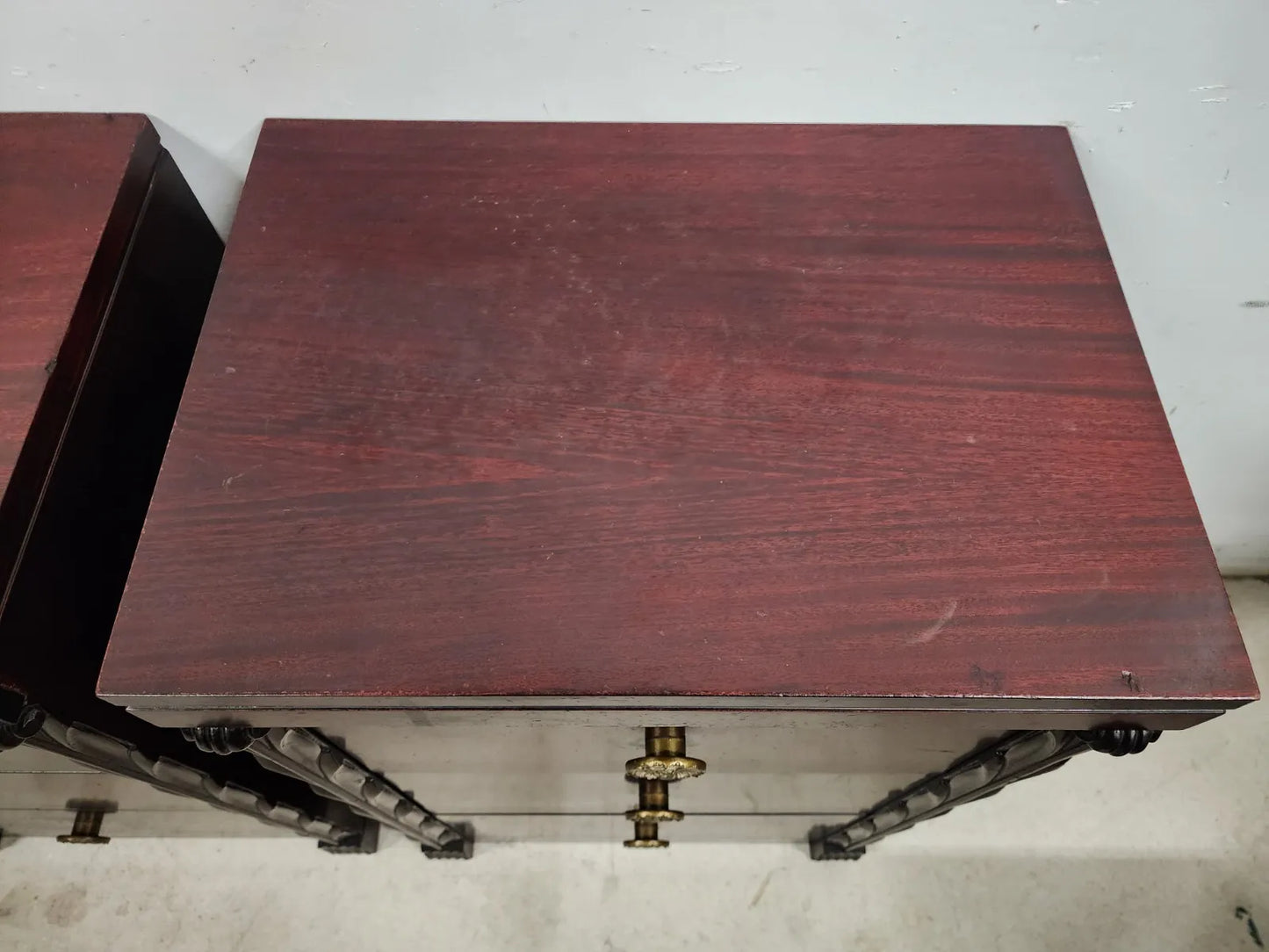 Midcentury Nightstands Side Tables in Rosewood by John Stuart