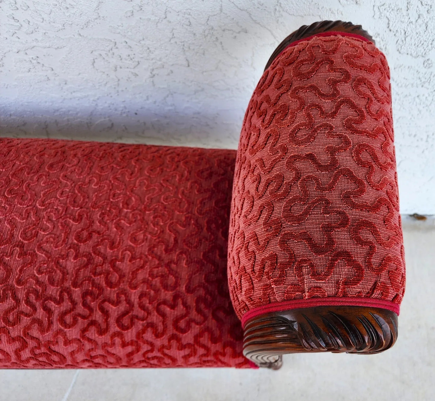 Edward Ferrell Neoclassical Revival Style Bench