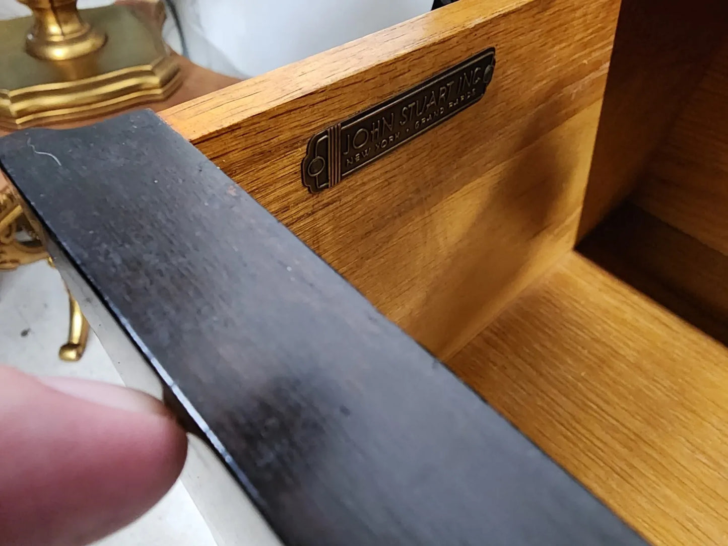 Midcentury Nightstands Side Tables in Rosewood by John Stuart