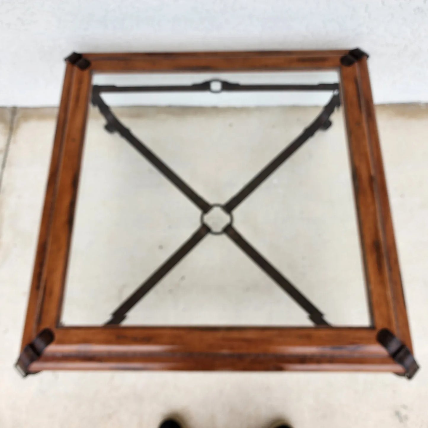 Adnet Hermes Style Coffee Table Equestrian Ranch Rustic