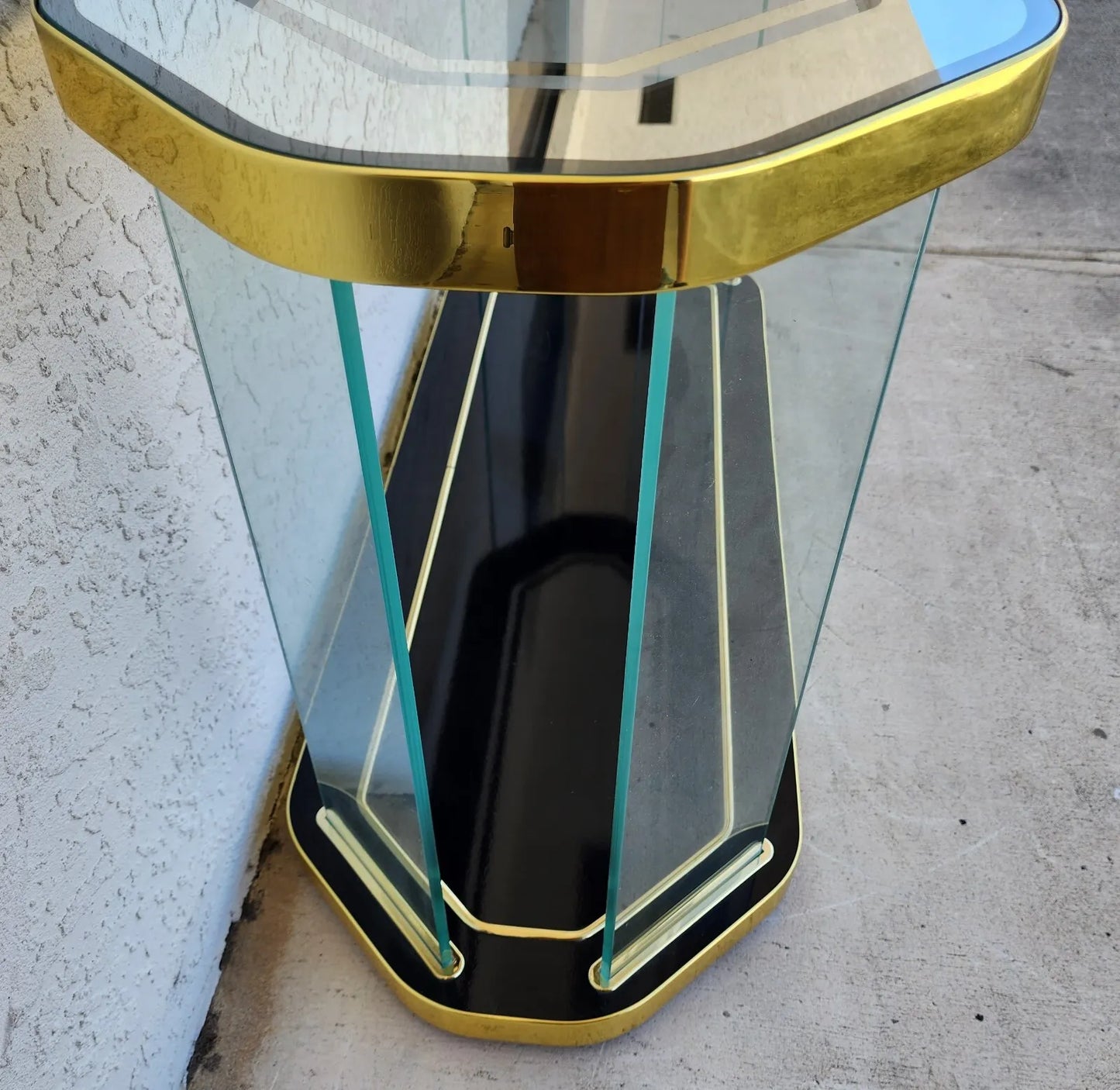 Vintage Console Dry Bar Rolling