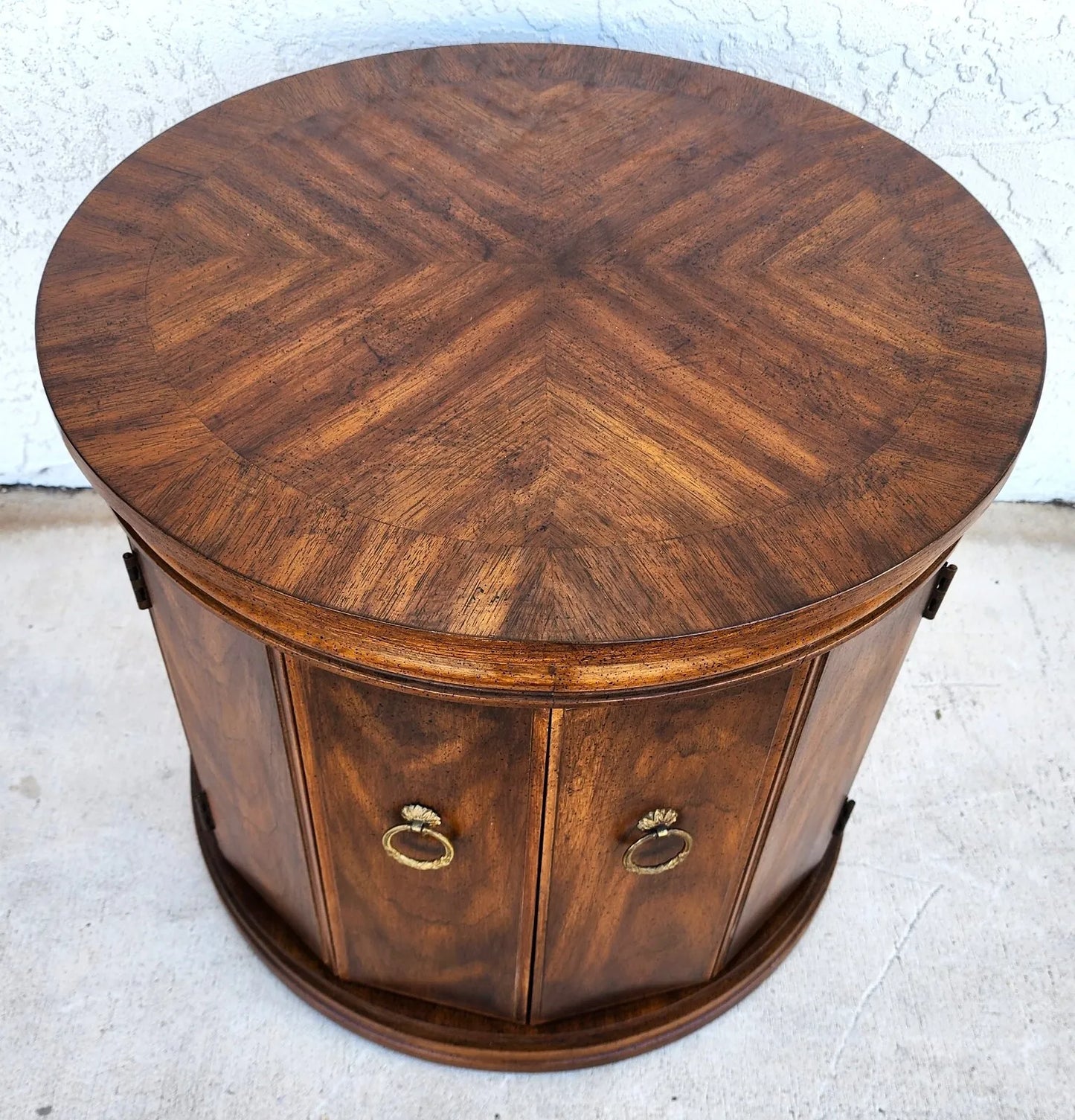 Drum Side Center Table Vintage by WEIMAN