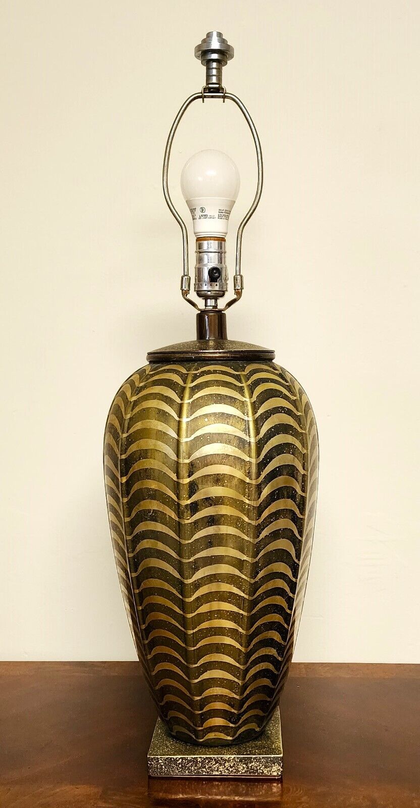 JAY SPECTRE DINANDERIE TABLE LAMP 1980s