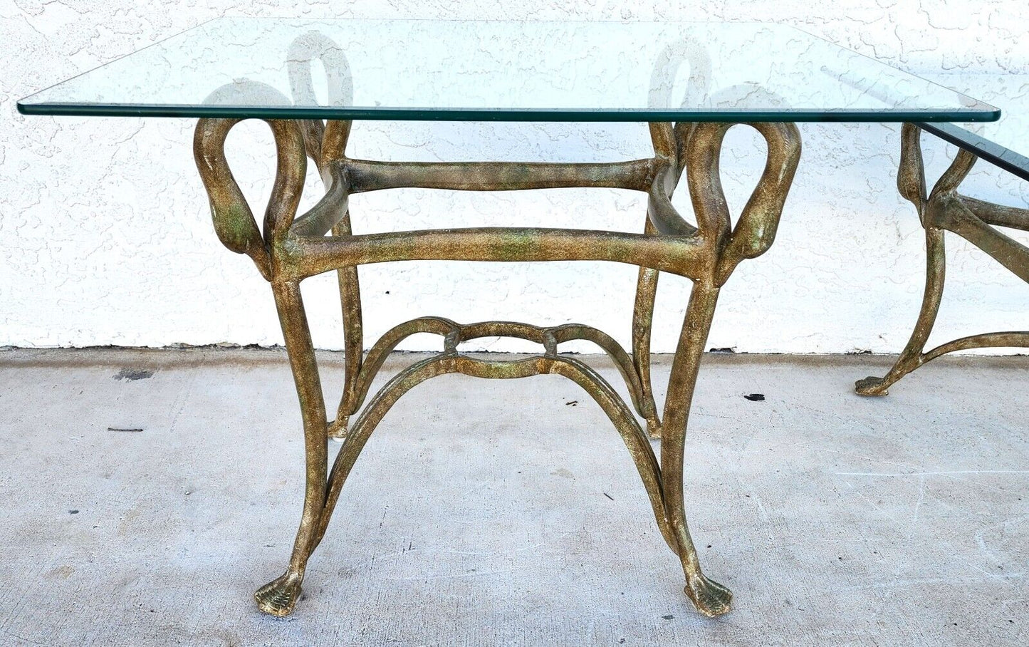 Maison Jansen Style Swan Tables Set of 2